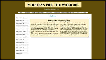 Military radio equipment gallery