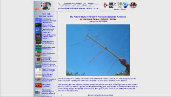 VHF-UHF Portable Satellite Antenna