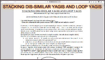 Distanziamento di yagi e loop-yagi