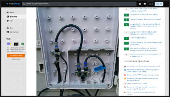 How do I properly feed coax