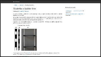 Scaletta o ladder line