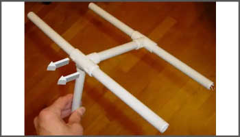 Antenna PMR direttiva da 6dB