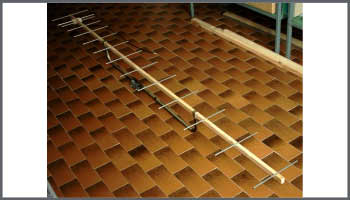 Antenna Yagi 14 elementi autocostruita per PMR446