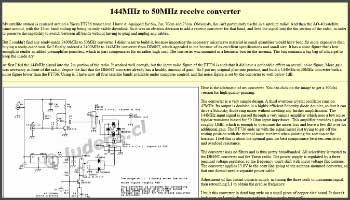 144MHz to 50MHz receive converter
