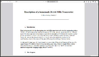 28-144 MHz Transverter