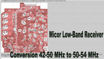 Receiver conversion 42-50 mhz to 50-54 mhz