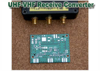 UHF-VHF Receive Converter for use with a satellite LNB
