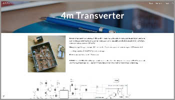 Simple qrp transverter for 70mhz