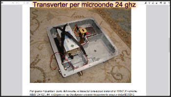 Transverter per microonde 24 ghz
