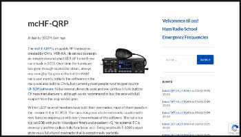 mcHF QRP transceiver