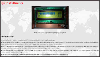 QRP Wattmeter