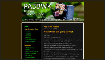 Ultimate Morse Code Web site