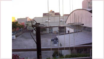 Antenna Log-periodica Bibanda 145-431 MHz