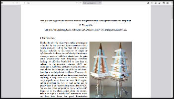 Non-planar log-periodic antenna