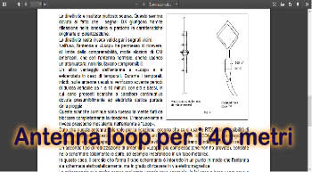 Antenna loop per i 40 metri