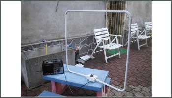 Antenna loop per ricezione onde medie
