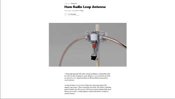 Ham Radio Loop Antenna