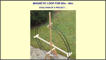 Magnet loop for 80M - 40M