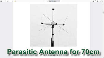 Parasitic Antenna for 70cm