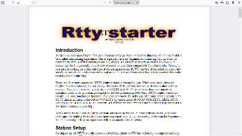 rtty starter