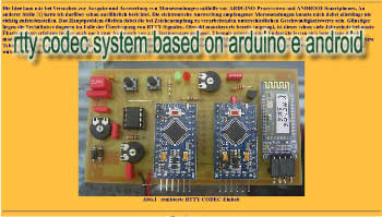 simple rtty codec system based on arduino e android
