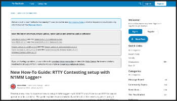 RTTY operation N1MM logger setup