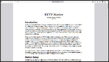 Rtty starter