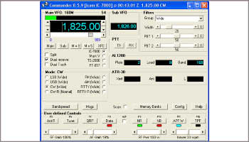 Commander control radio