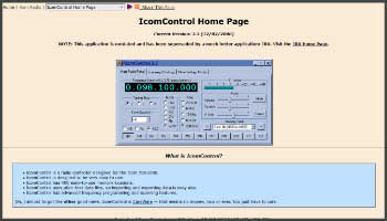 IcomControl for PCR1000