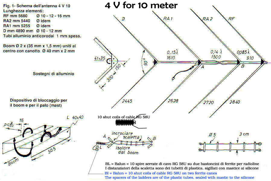 antenna 4 v for 10meter