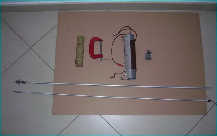 Bobina 50 spire 200cm stilo alluminio