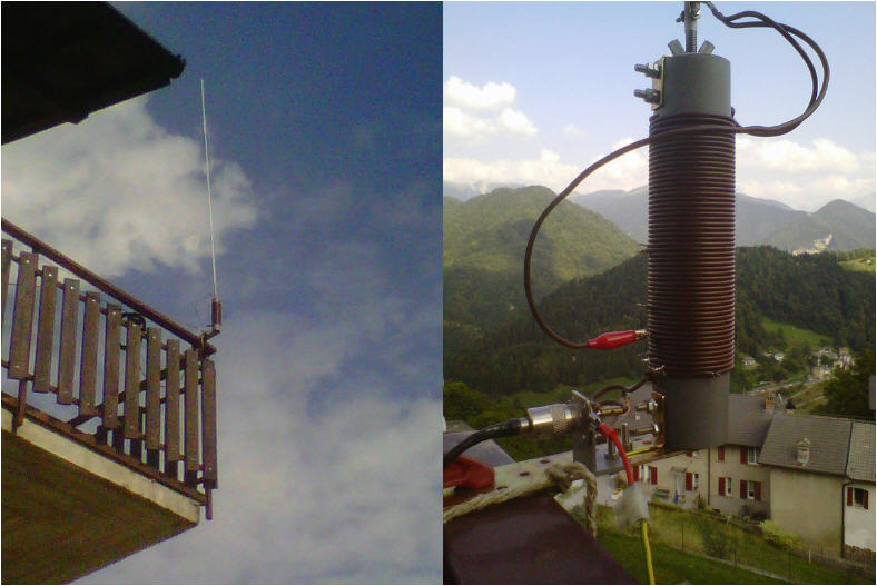 Antenna sul balcone