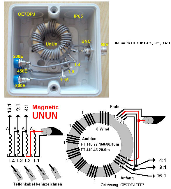 Balun for 40-80-160 meter