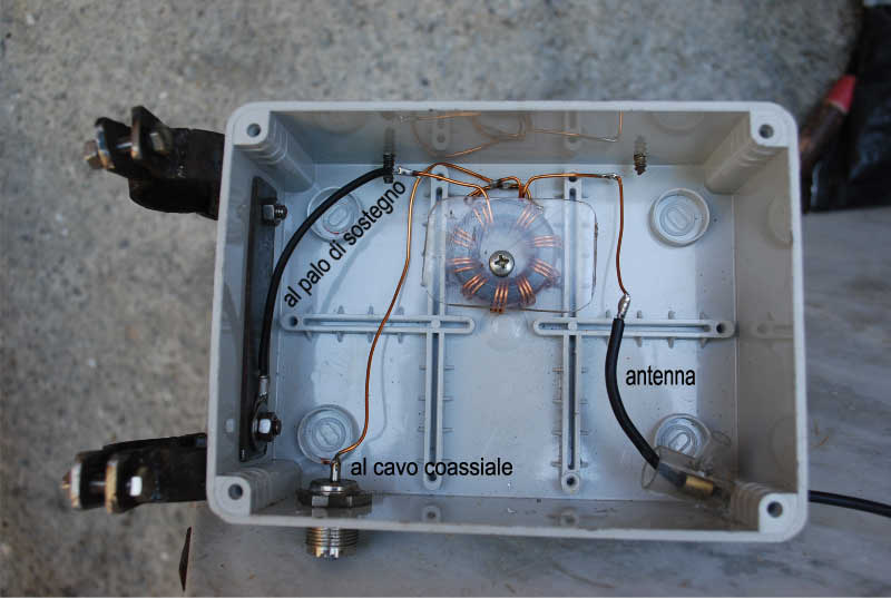 Antenna end fed 40 metri