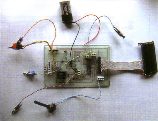 LC meter cirquito assemblato
