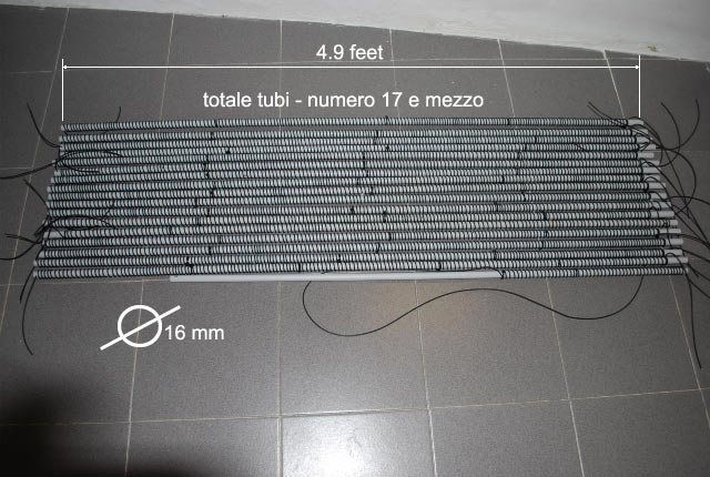 antenna beverage elementi tubi